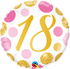 Pink & Gold Dots <br> 18th Birthday